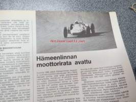 Auto ja Liikenne 1967 nr 8, sis. mm. seur. artikkelit / kuvat / mainokset; Elite farmari 426, Valkeakosken liikennepuisto, Hankimme hyötyauton, Runon ja Rajan tie,