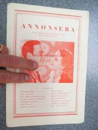Mainostakaa - Annonsera, ohjaus Anders Henrikson, pääosissa Thor Modéen, Håkan Westergren, Birgit Tengroth, Åke Söderblom, Waldemar Dahlqvist, Anders