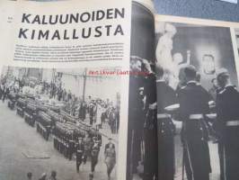 Viikko Sanomat 1957 nr 24, ilmestynyt 14.6.1957, sis. mm. seur. artikkelit / kuvat / mainokset; Kansikuva - J.L. Runebergin kotitalo Porvoossa, Paulig, Boston,