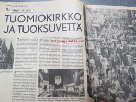 Viikko Sanomat 1957 nr 24, ilmestynyt 14.6.1957, sis. mm. seur. artikkelit / kuvat / mainokset; Kansikuva - J.L. Runebergin kotitalo Porvoossa, Paulig, Boston,