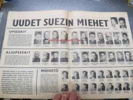 Viikko Sanomat 1957 nr 24, ilmestynyt 14.6.1957, sis. mm. seur. artikkelit / kuvat / mainokset; Kansikuva - J.L. Runebergin kotitalo Porvoossa, Paulig, Boston,
