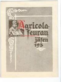Agricola-seuran jäsenkortti  193x