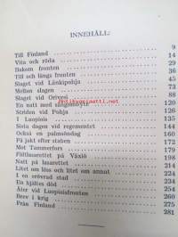 Med Finlands Vita - Anteckningar från Finlands Frihetsstrid, kansikuvitus Bruno Tuukkanen