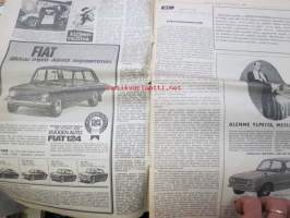 Moottoriviesti 1967 nr 3-4, sis. mm. seur. artikkelit / kuvat / mainokset; Kestotestit Opel Kadett - VW Variant - Taunus 15 M - Hillman Hunter, Kawasaki 85 J1T,