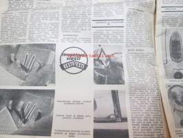 Moottoriviesti 1967 nr 3-4, sis. mm. seur. artikkelit / kuvat / mainokset; Kestotestit Opel Kadett - VW Variant - Taunus 15 M - Hillman Hunter, Kawasaki 85 J1T,