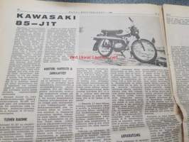 Moottoriviesti 1967 nr 3-4, sis. mm. seur. artikkelit / kuvat / mainokset; Kestotestit Opel Kadett - VW Variant - Taunus 15 M - Hillman Hunter, Kawasaki 85 J1T,