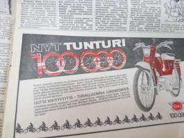 Moottoriviesti 1967 nr 3-4, sis. mm. seur. artikkelit / kuvat / mainokset; Kestotestit Opel Kadett - VW Variant - Taunus 15 M - Hillman Hunter, Kawasaki 85 J1T,