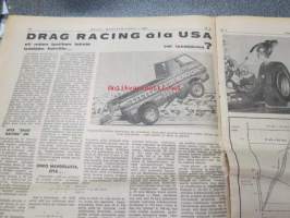 Moottoriviesti 1967 nr 3-4, sis. mm. seur. artikkelit / kuvat / mainokset; Kestotestit Opel Kadett - VW Variant - Taunus 15 M - Hillman Hunter, Kawasaki 85 J1T,