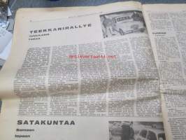 Moottoriviesti 1967 nr 3-4, sis. mm. seur. artikkelit / kuvat / mainokset; Kestotestit Opel Kadett - VW Variant - Taunus 15 M - Hillman Hunter, Kawasaki 85 J1T,