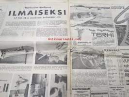 Moottoriviesti 1967 nr 3-4, sis. mm. seur. artikkelit / kuvat / mainokset; Kestotestit Opel Kadett - VW Variant - Taunus 15 M - Hillman Hunter, Kawasaki 85 J1T,