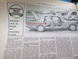 Moottoriviesti 1967 nr 6, ilmestynyt 14.6.1967, sis. mm. seur. artikkelit / kuvat / mainokset; Kansikuva Datsun 1300, Kestotesti Volvo 144 S, Taunus 15 M, Daf 44