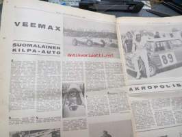 Moottoriviesti 1967 nr 6, ilmestynyt 14.6.1967, sis. mm. seur. artikkelit / kuvat / mainokset; Kansikuva Datsun 1300, Kestotesti Volvo 144 S, Taunus 15 M, Daf 44