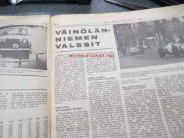 Moottoriviesti 1967 nr 6, ilmestynyt 14.6.1967, sis. mm. seur. artikkelit / kuvat / mainokset; Kansikuva Datsun 1300, Kestotesti Volvo 144 S, Taunus 15 M, Daf 44