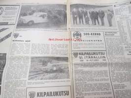 Moottoriviesti 1967 nr 6, ilmestynyt 14.6.1967, sis. mm. seur. artikkelit / kuvat / mainokset; Kansikuva Datsun 1300, Kestotesti Volvo 144 S, Taunus 15 M, Daf 44