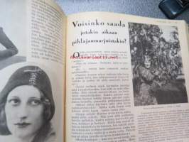 Kotiliesi 1930 -sidottu vuosikerta, kansikuvat näkyvät kuvissa