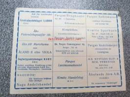 Åbolands Ungdomsförbunds Lotteri 1951 nr 7706 -arpalippu