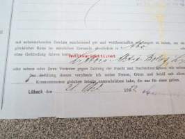 Helsingfors Ångfartygs Aktibolaget / Ångfartygs Ab Transito / Wasa Nordsjö Ångbåts Ab, &quot;Halland&quot;, 21.10.1922 -konossomentti, merirahtikirja
