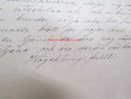 I. Pergament &amp; A. Rung - Engrossaffär, Helsingfors, 12.1.1907 -asiakirja