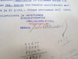 Häkli, Lallukka ja kumpp., omistaja Juho Lallukka, Wiipuri (Viipuri), 29.11.1907 -asiakirja, omakätinen allekirjoitus