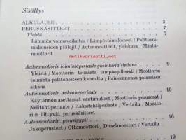 Auton moottorioppi - Ammatinedistämislaitoksen ammattikirjoja n 48