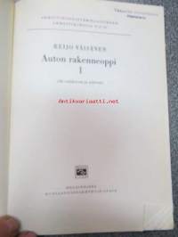 Auton rakenneoppi I - ammattienedistämislaitoksen ammattikirjoja nr 50