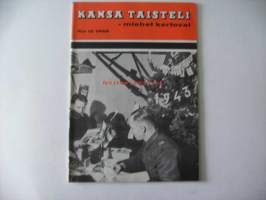 Kansa taisteli - miehet kertovat 1966 nr 12 /  Joulu saapui rintamalle, yllätystaistelu Lapin erämaakylässä, viimeinen ehtoollinen, JR 16:n upseereita, rajamies