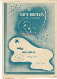 Why nameless Toivo Kärki 1945 - nuotit