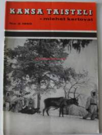 Kansa taisteli - miehet kertovat 1966 nr 2 /    &quot;Hiipijä&quot; hyökkää Pukitsaan, hävityspartioita Laatokan rantatiellä Talvisodassa, vihollisia oli liian paljon,