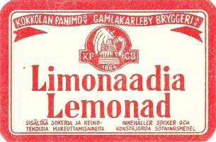 Limonaadia -  juomaetiketti