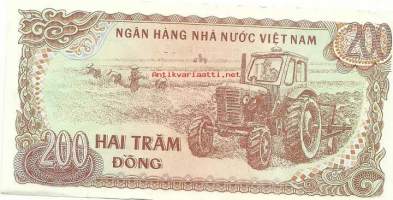 Vietnam 200 Dong 1987 -  seteli