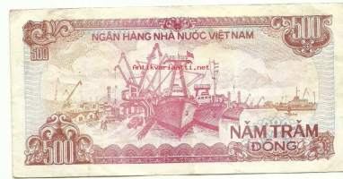 Vietnam 500 Dong 1988 -  seteli