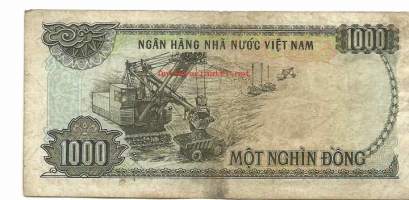 Vietnam 1000 Dong 1987 -  seteli