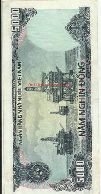 Vietnam 5000 Dong 1987 -  seteli
