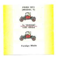 Ford 1911 (Model T ) - makeiskääre