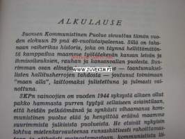 Kipinästä tuli syttyi - SKP vuodesta 1918 nykypäivään