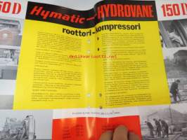 Hydrovane 150 D kuljetettava roottorikopmpressori -myyntiesite