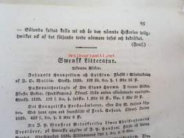 Ecclesiatikt Intelligensblad till Åbo Tidningar - 1839 nr 6 - Juni - lehden yhteydessä liitteenä ilmestynyt &quot;uskontotieteellinen&quot;? (sarja)julkaisu