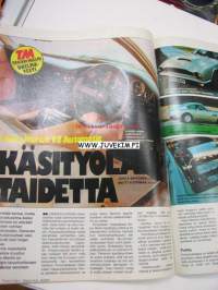 Tekniikan Maailma 1977 nr 8. Tm koeajaa/ esittelee: VW Golf LD, Aston Matin, Fiat 132, sähköauto Pilcar, Mitsubitshi Celeste, MV Agusta 350 S. Finnjet Flying