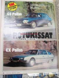 Tekniikan Maailma 1977 nr 12  TM koeajaa VW Derby , Yamaha RD 400 (D) . TM vertailee 2 hv perämoottorit. Citroen Pallas GS ja CX. TM esittelee: puolimaasturi Matra