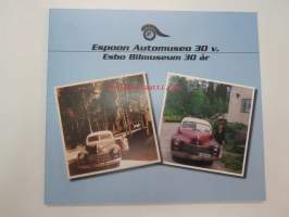 Espoon Automuseo 30 v. - Esbo Bilmuseum 30 år