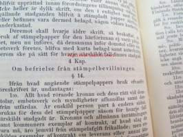Finlands Stats-Kalender för år 1887 -valtiokalenteri, jossa mm. almanakka, &quot;Turkarnes Kalender&quot;, Dagliga medelvärmen i Helsingfors, Planeternas synbarhet, Ryska