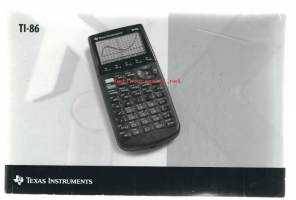 TI-86 Funktiolaskin Käyttöopas