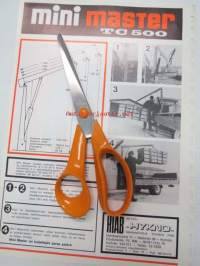 Mini Master TC 500 hydraulinen nosturi -myyntiesite
