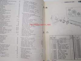 OMC Accessories 1975 parts book -varaosaluettelo