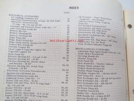 OMC Accessories 1975 parts book -varaosaluettelo