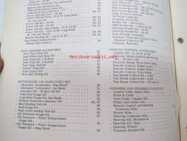OMC Accessories 1975 parts book -varaosaluettelo
