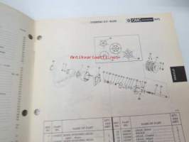 OMC Accessories 1975 parts book -varaosaluettelo