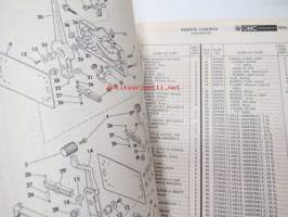 OMC Accessories 1975 parts book -varaosaluettelo