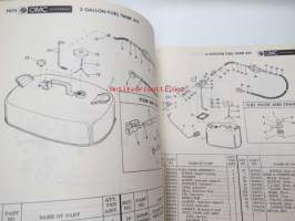 OMC Accessories 1975 parts book -varaosaluettelo