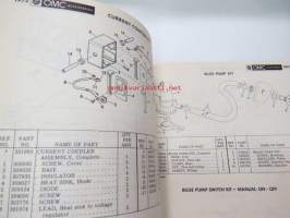 OMC Accessories 1975 parts book -varaosaluettelo